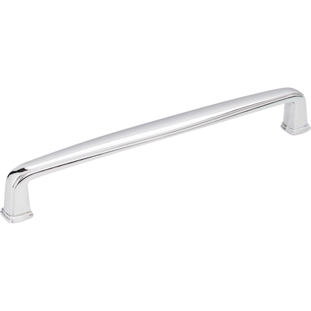 Jeffrey Alexander 160 mm Center-to-Center Polished Chrome Square Milan 1 Cabinet Pull 1092-160PC
